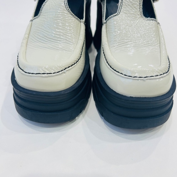 Free People Mayla platform Mary Jane, Cream/light Sage , Size 6 - Picture 5 of 10